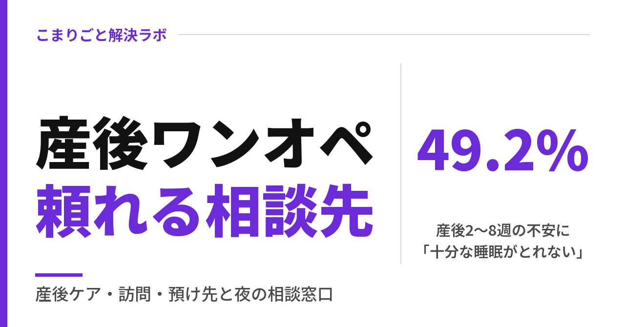 産後ワンオペの夜間授乳がつらいときの相談先｜産後ケア・訪問・預け先