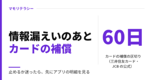 情報漏えい クレジットカード、止める？｜個人情報漏洩されたら補償は60日・相談先